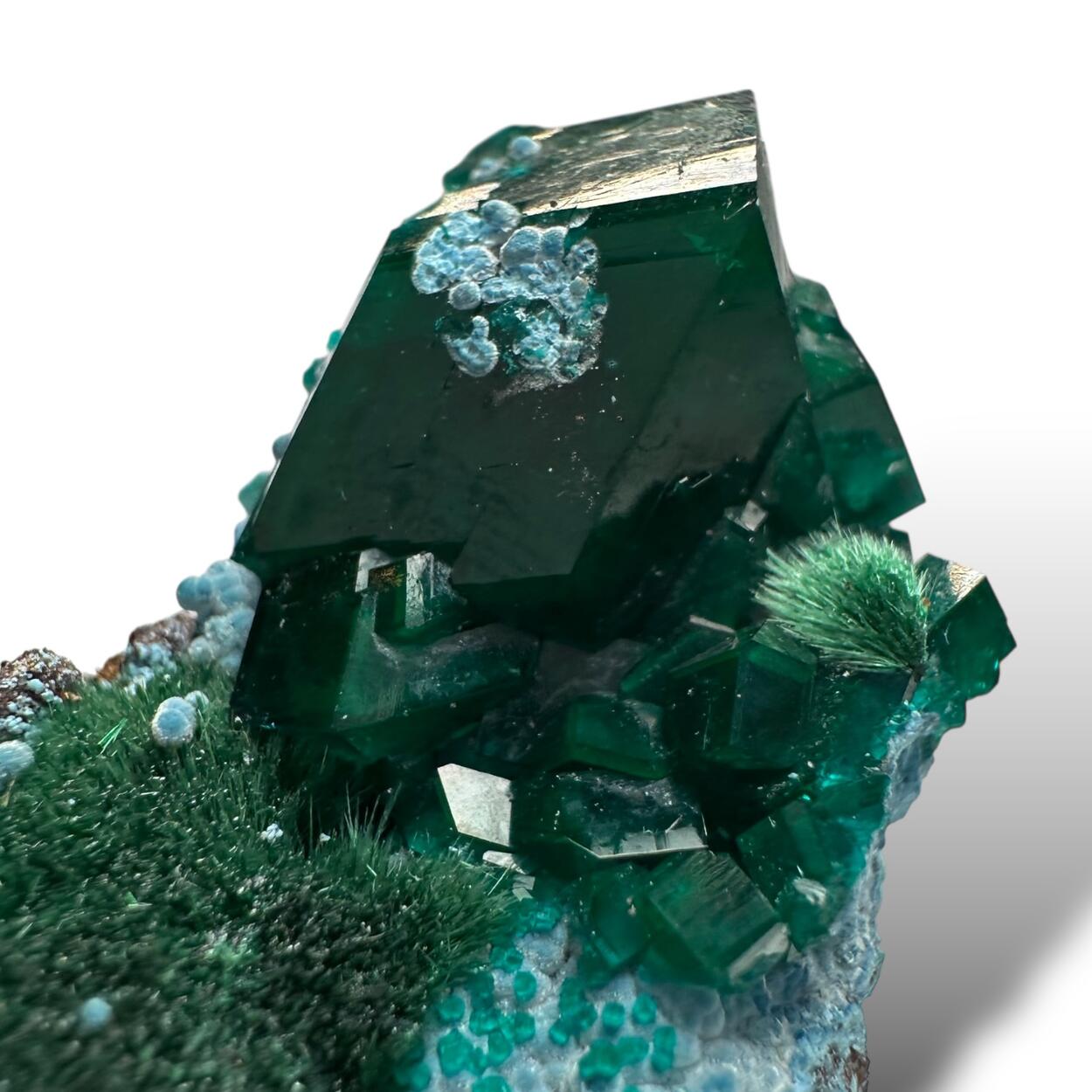 Dioptase Plancheite & Malachite