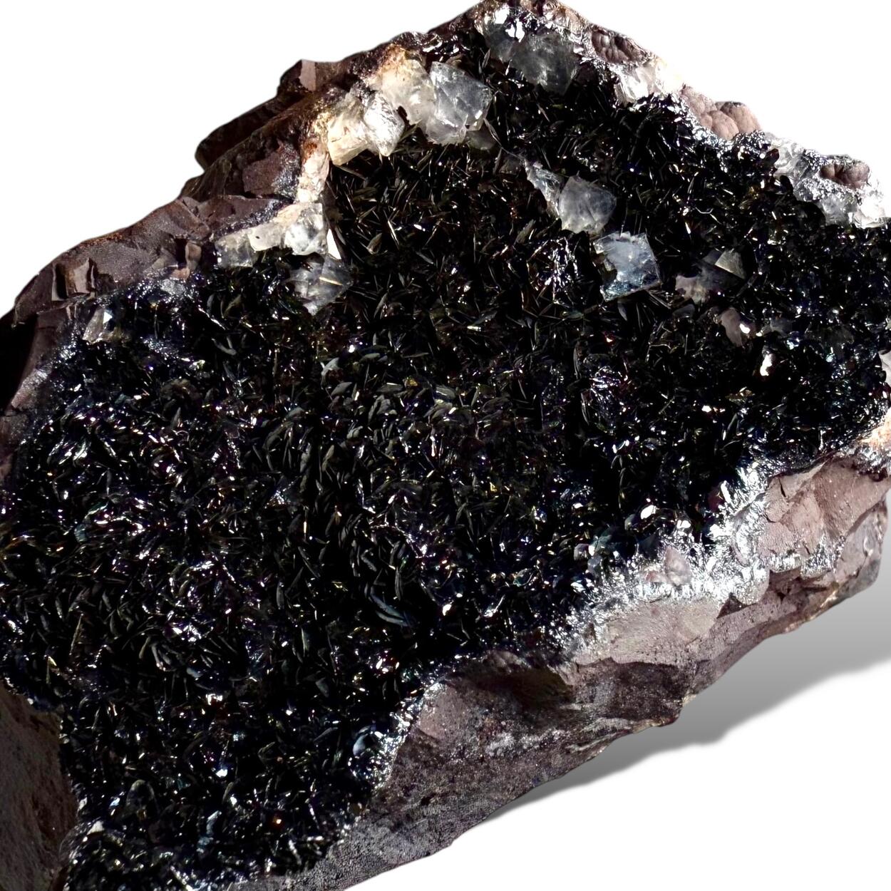 Hematite With Fluorite & Quartz