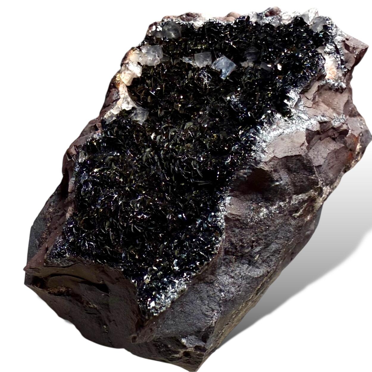 Hematite With Fluorite & Quartz