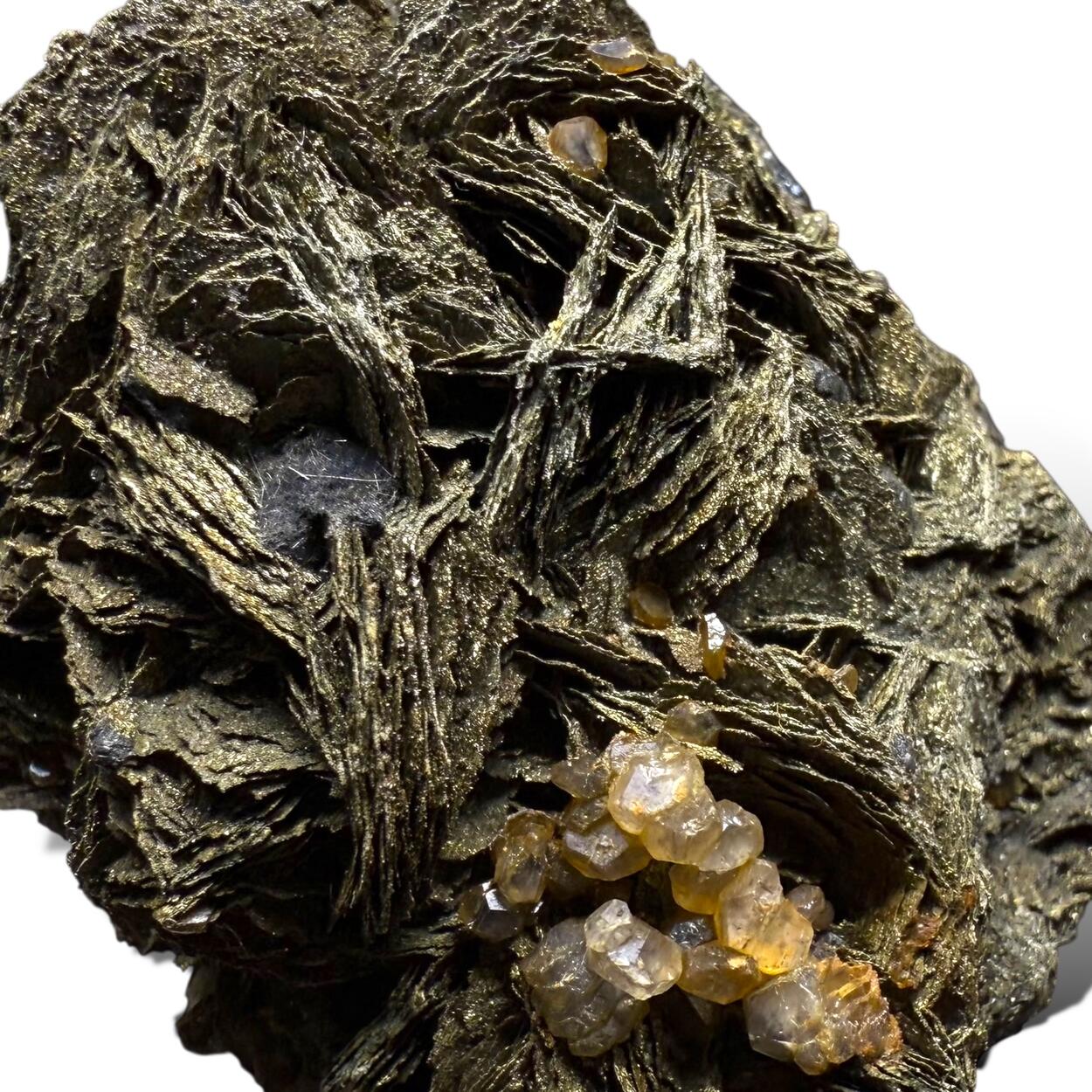 Pyrrhotite With Boulangerite & Calcite