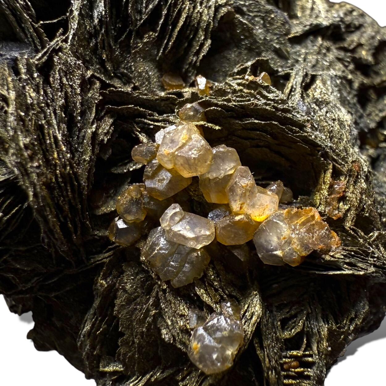 Pyrrhotite With Boulangerite & Calcite