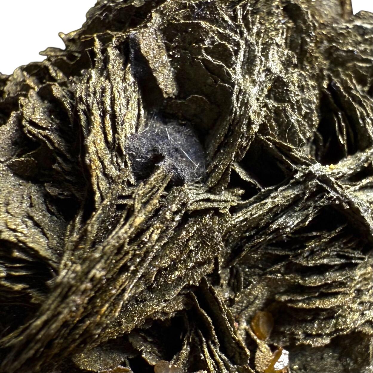 Pyrrhotite With Boulangerite & Calcite