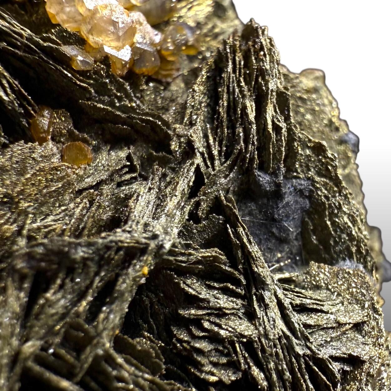 Pyrrhotite With Boulangerite & Calcite