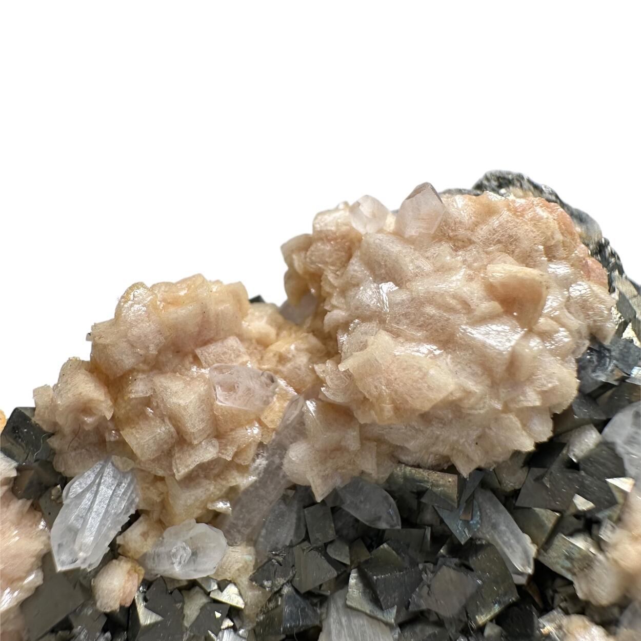 Arsenopyrite With Dolomite & Quartz