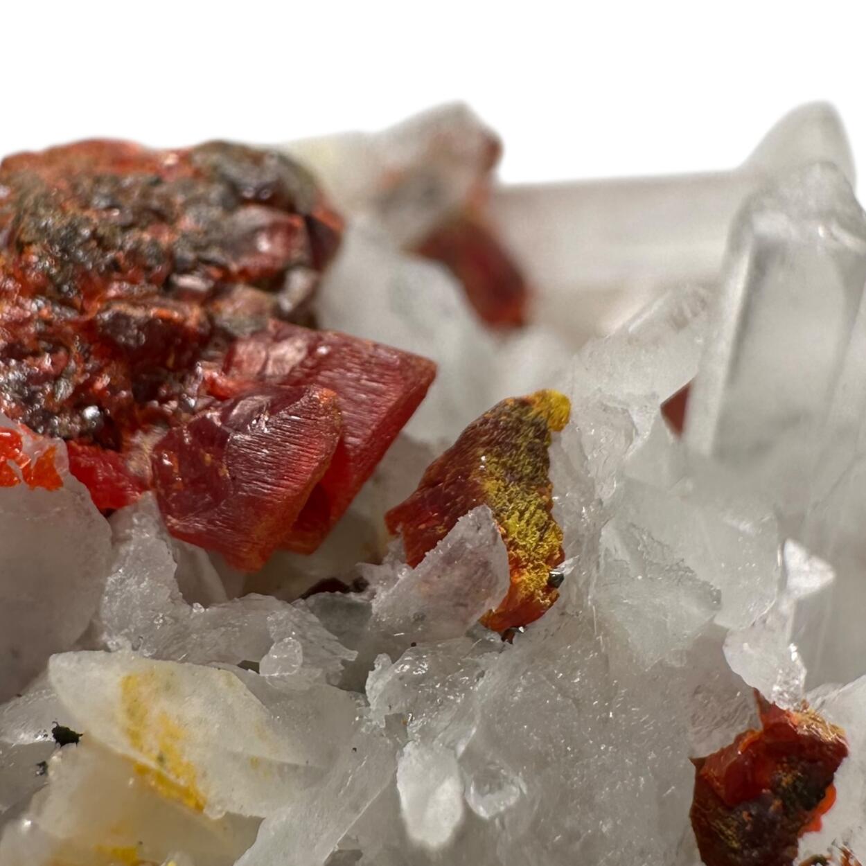 Realgar On Quartz