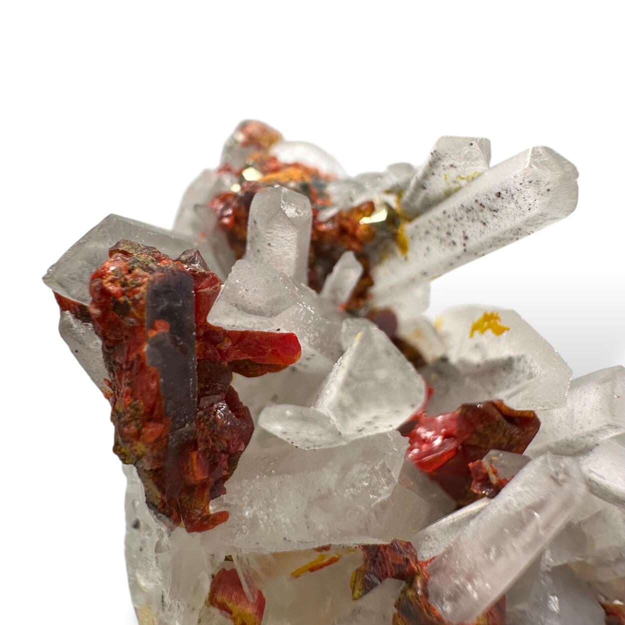 Realgar On Quartz