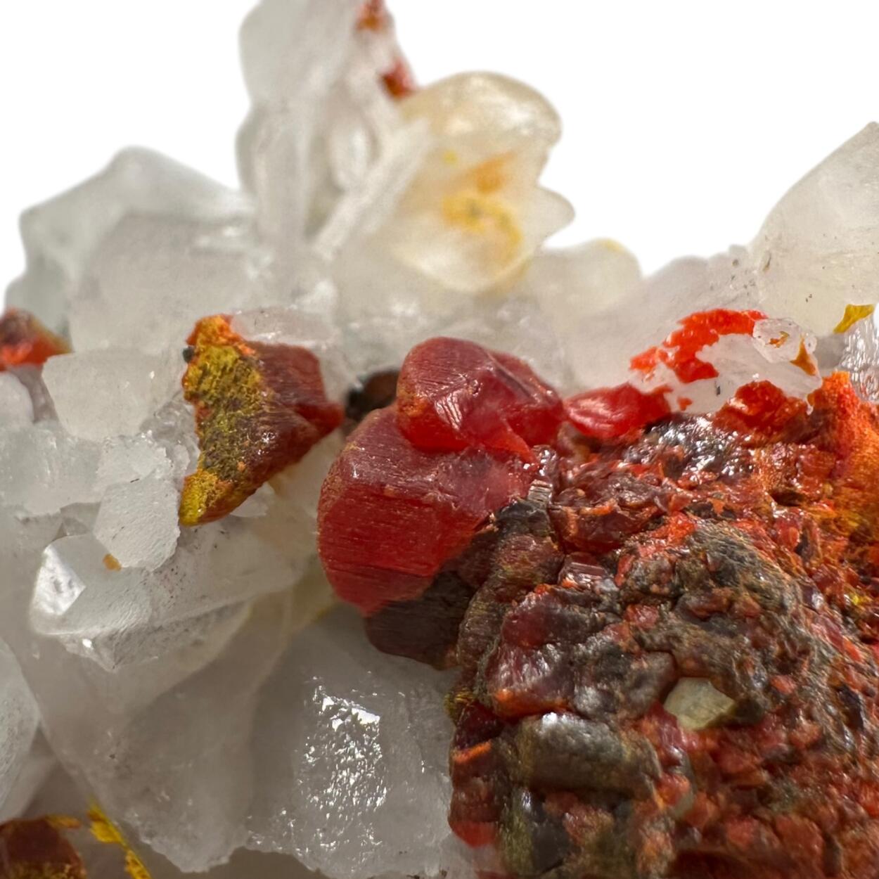 Realgar On Quartz