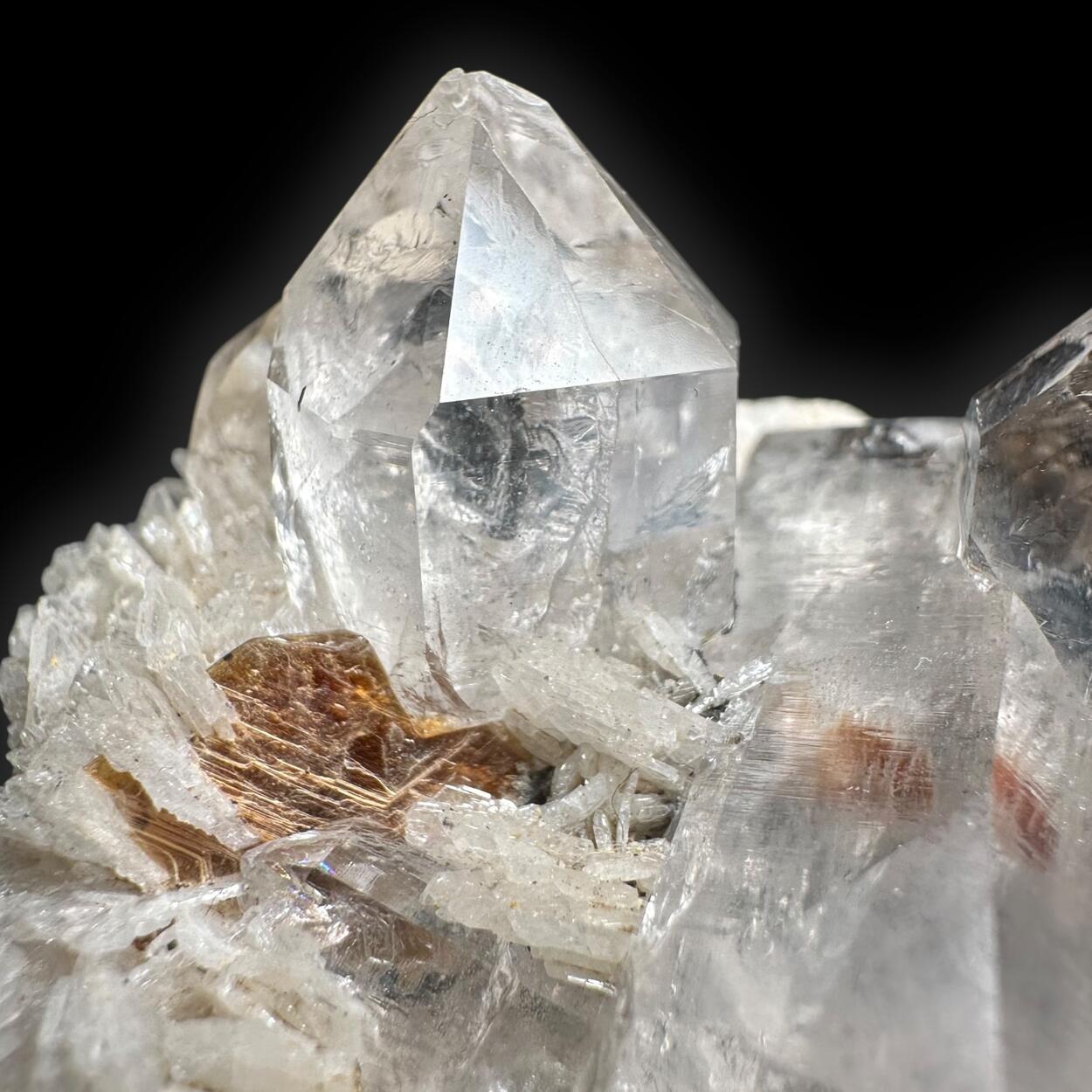 Topaz With Quartz