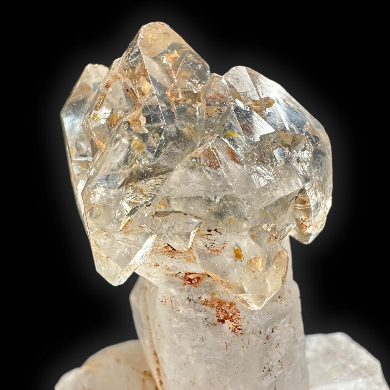 Sceptre Quartz With Petroleum Inclusions