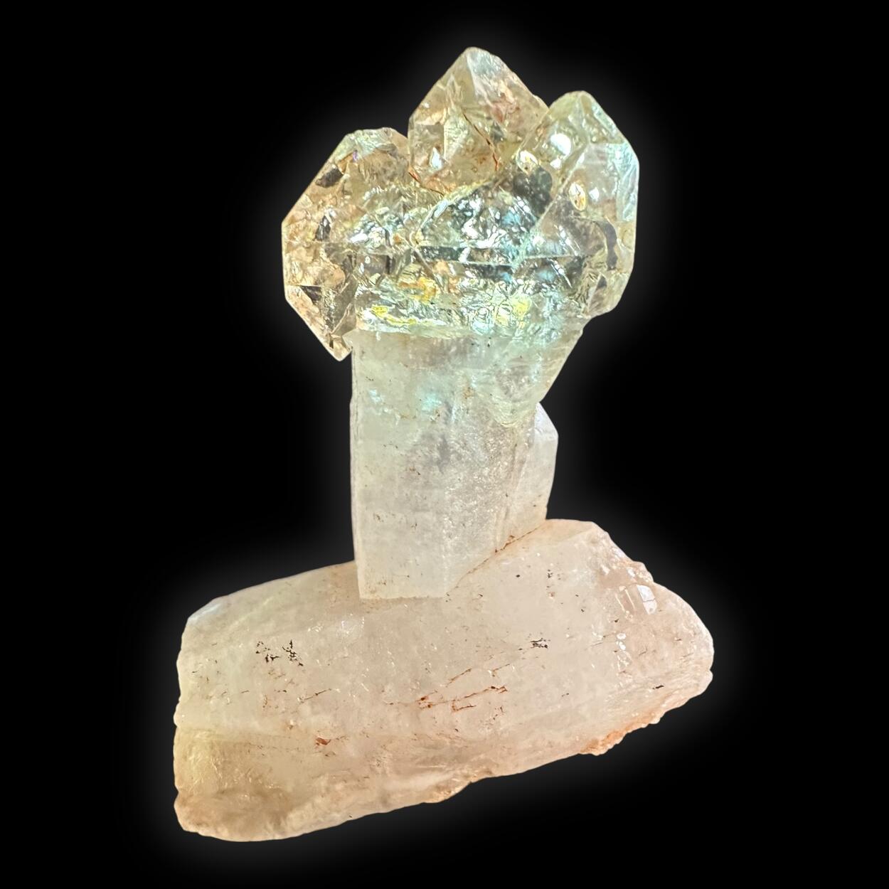 Sceptre Quartz With Petroleum Inclusions