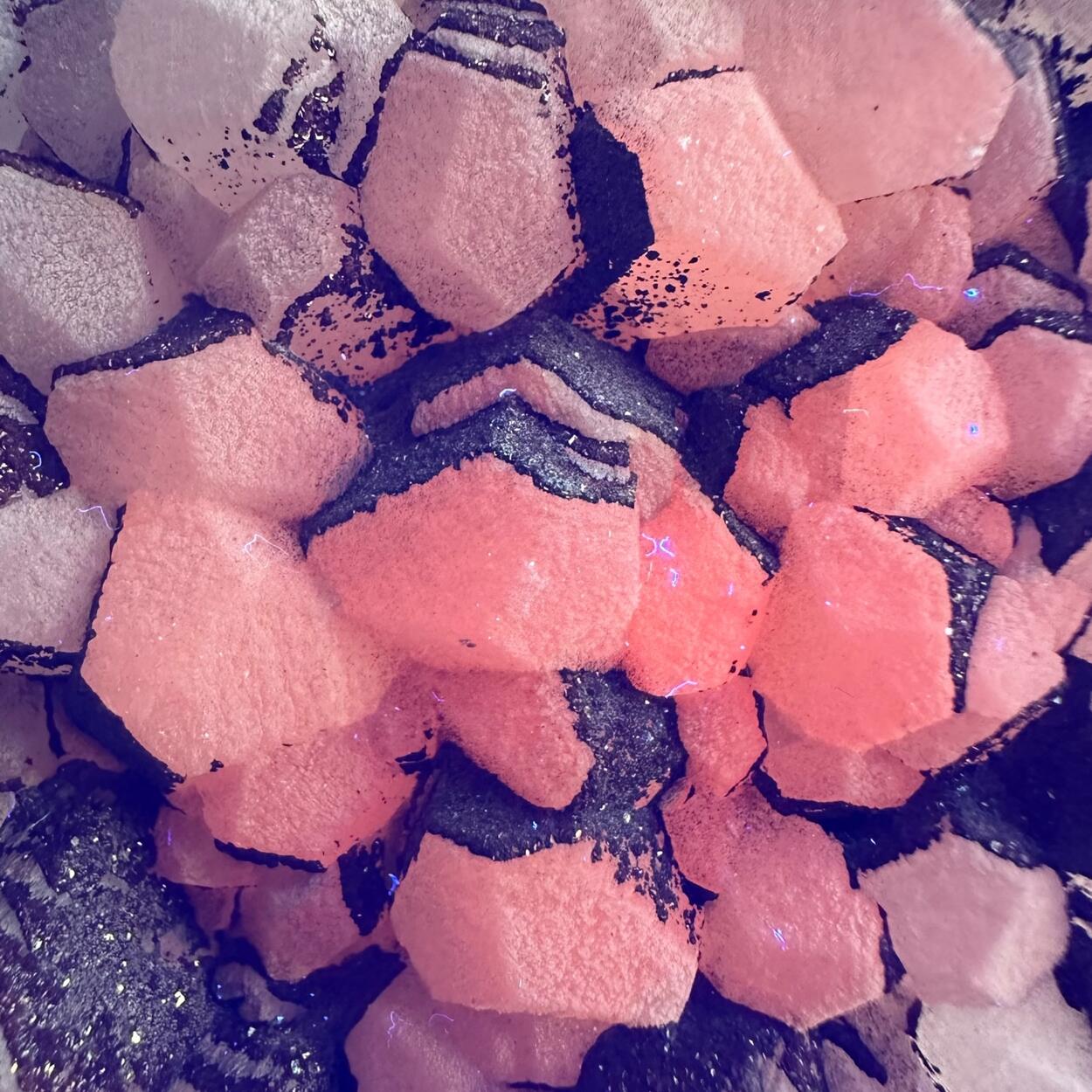 Calcite With Limonite Psm Pyrite