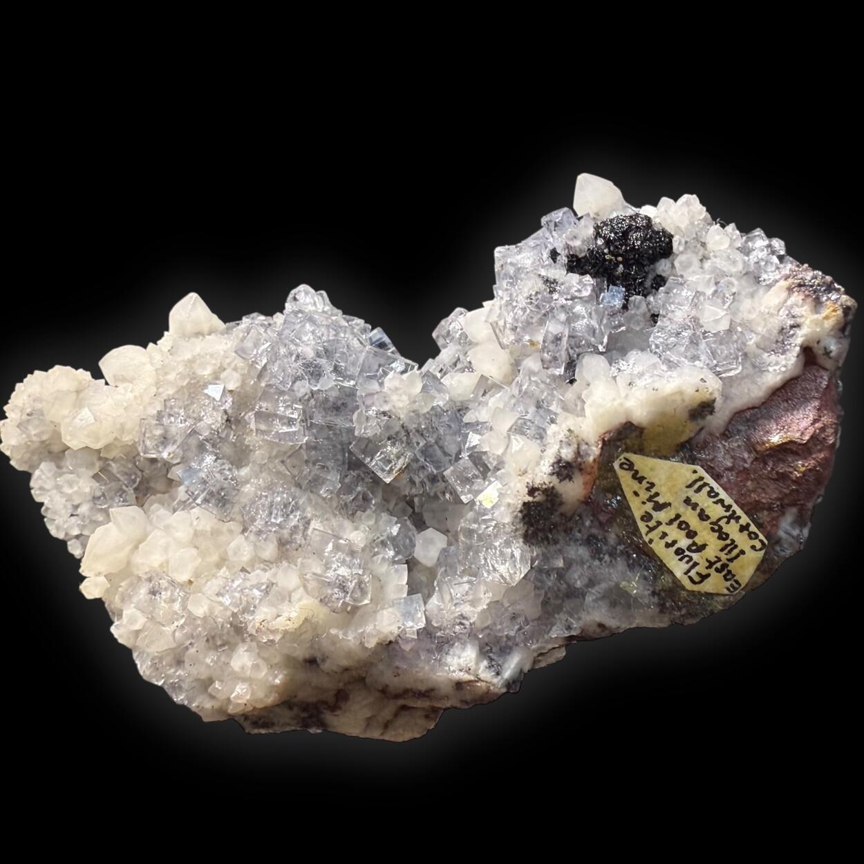 Fluorite Hematite & Quartz