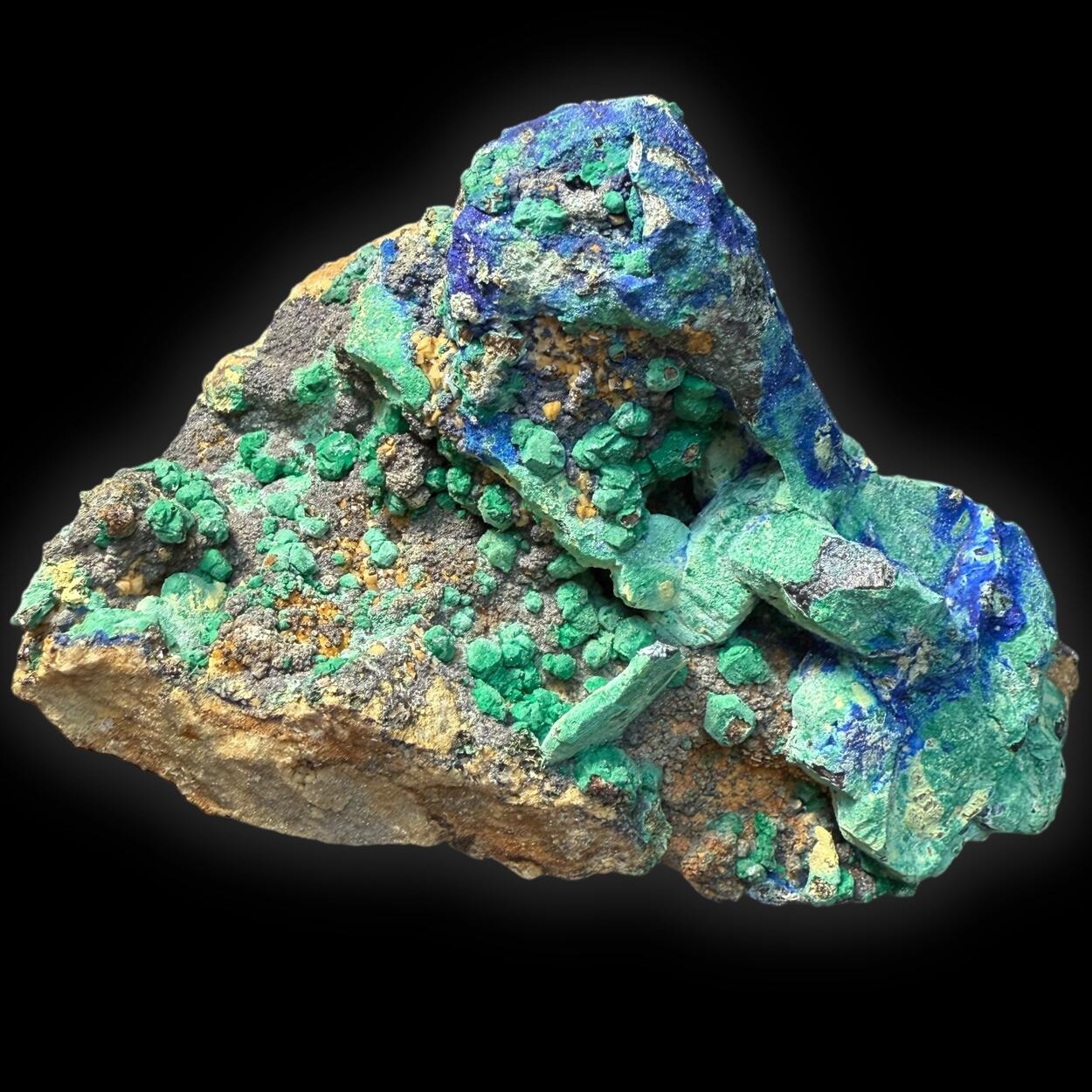Azurite & Malachite Psm Bournonite