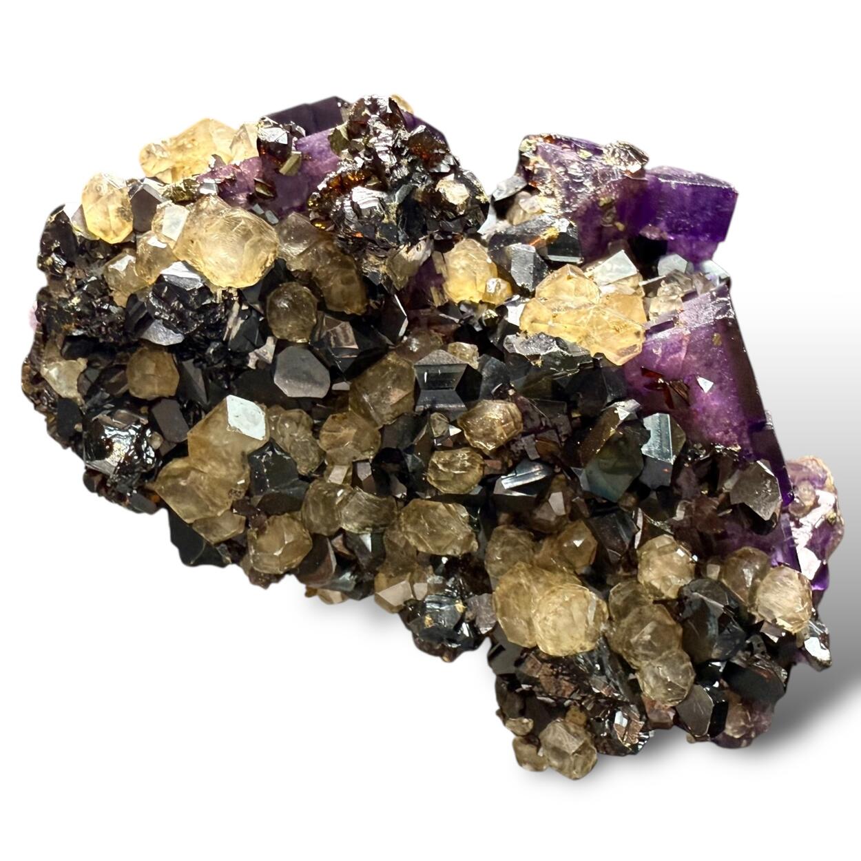 Fluorite Sphalerite & Calcite