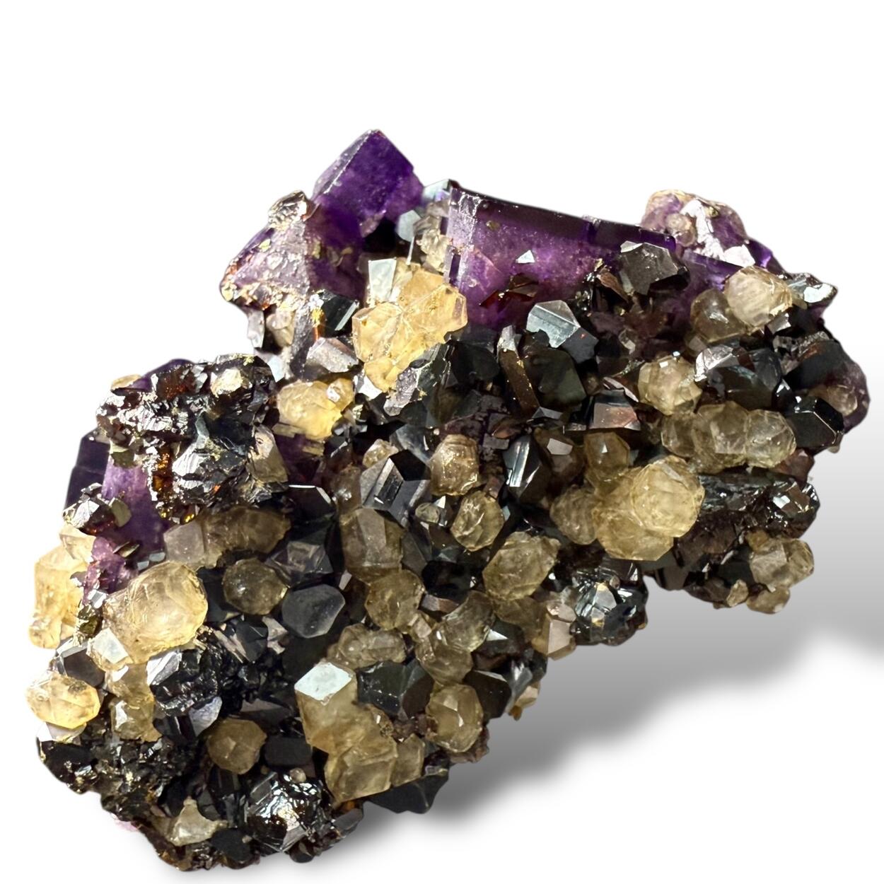 Fluorite Sphalerite & Calcite