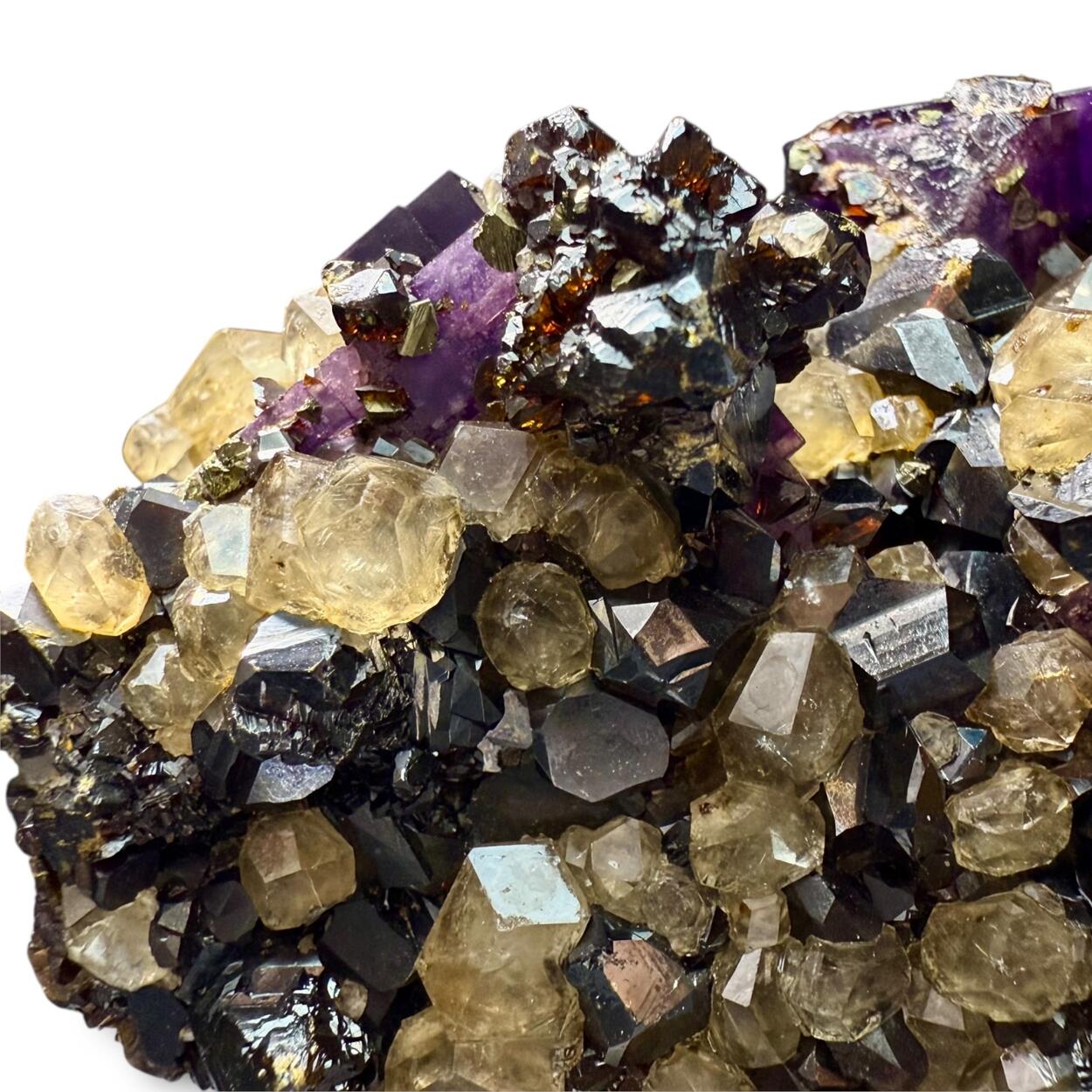 Fluorite Sphalerite & Calcite