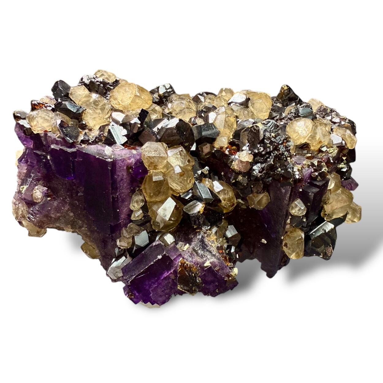 Fluorite Sphalerite & Calcite