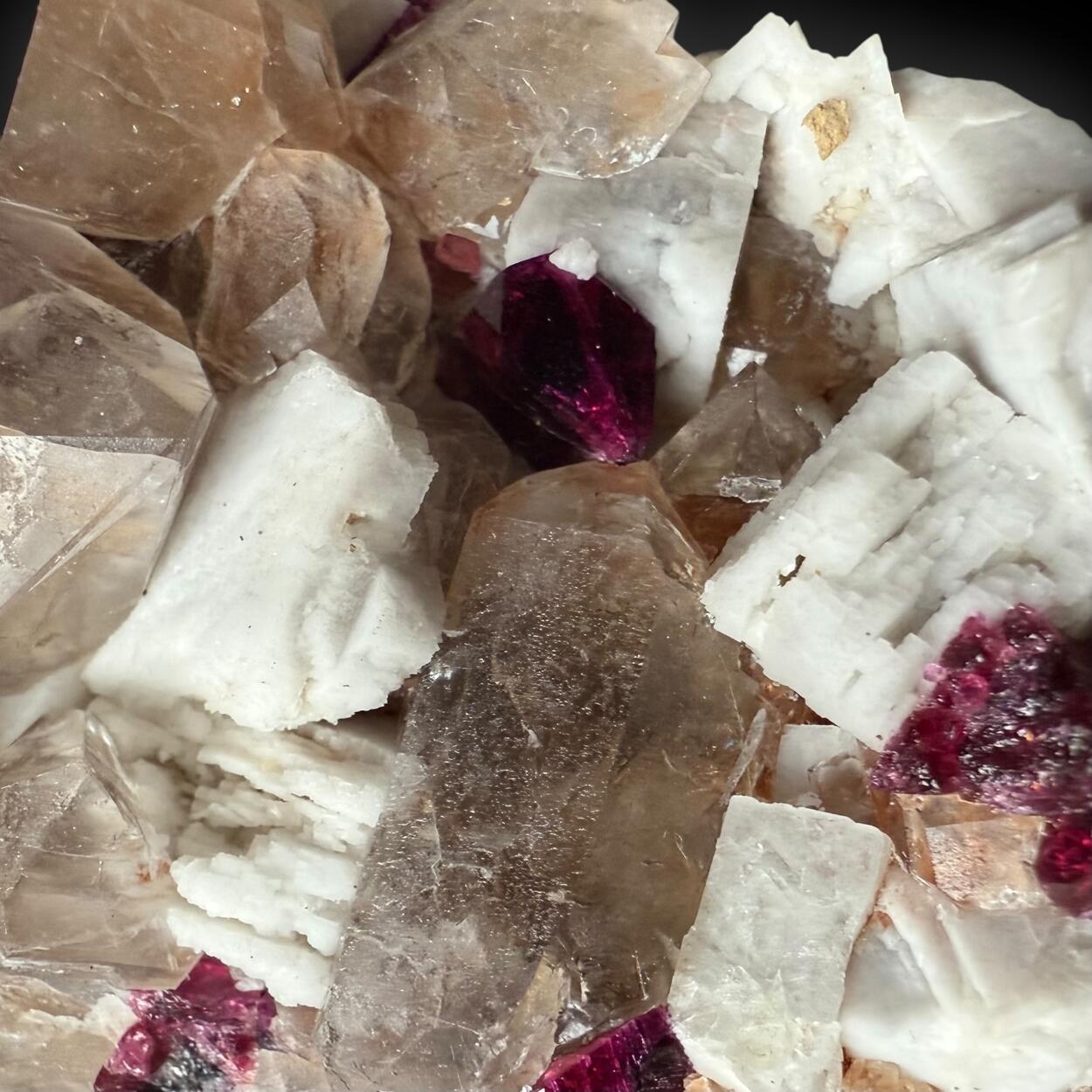 Tourmaline Orthoclase & Smoky Quartz