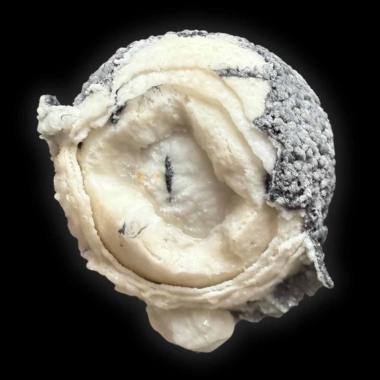 Calcite & Boulangerite