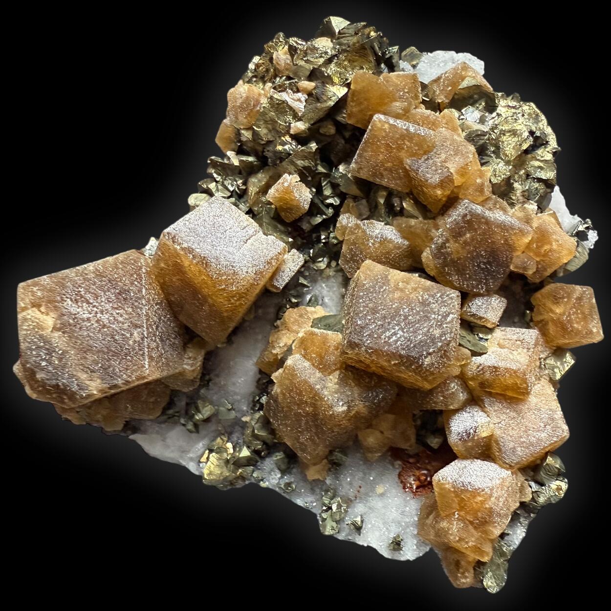 Siderite & Chalcopyrite