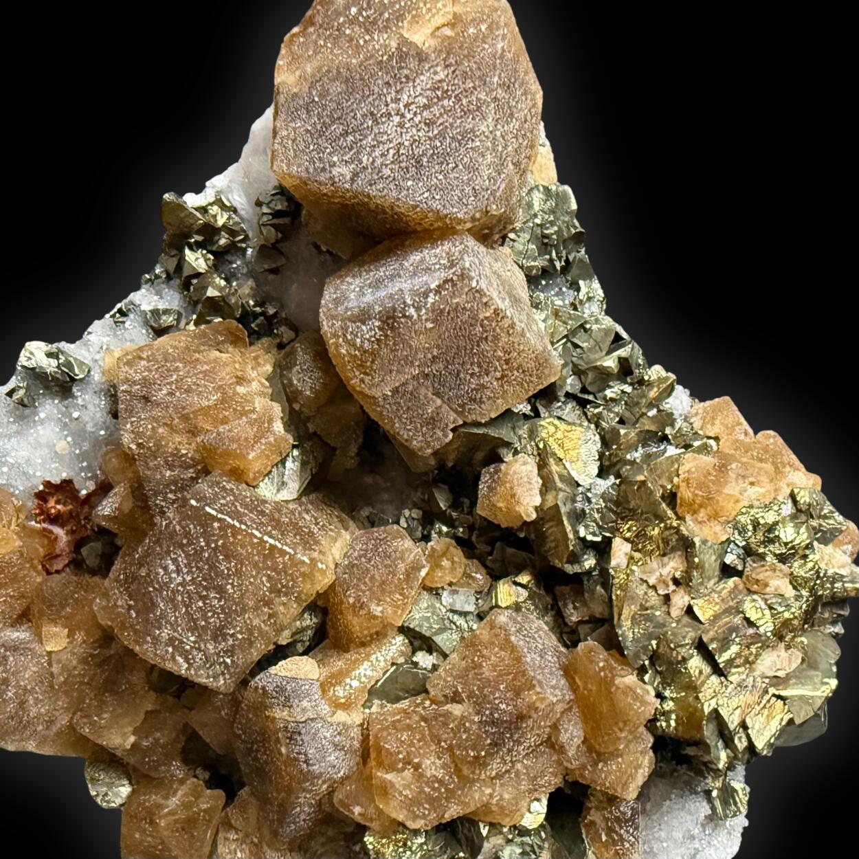 Siderite & Chalcopyrite