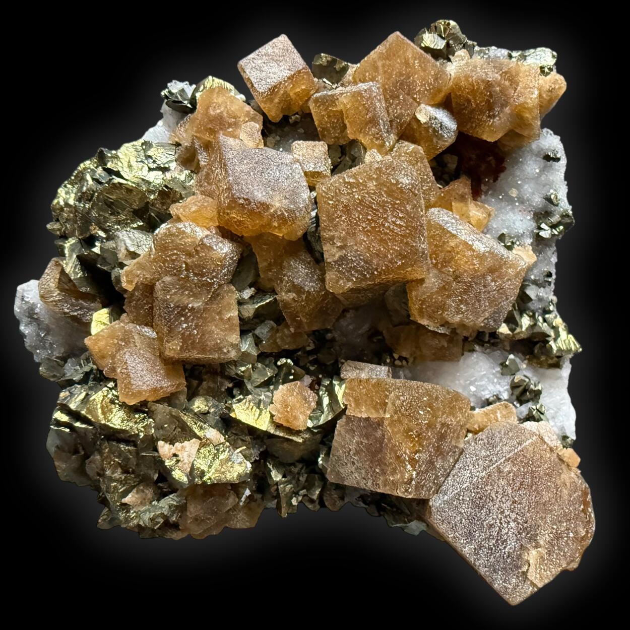 Siderite & Chalcopyrite