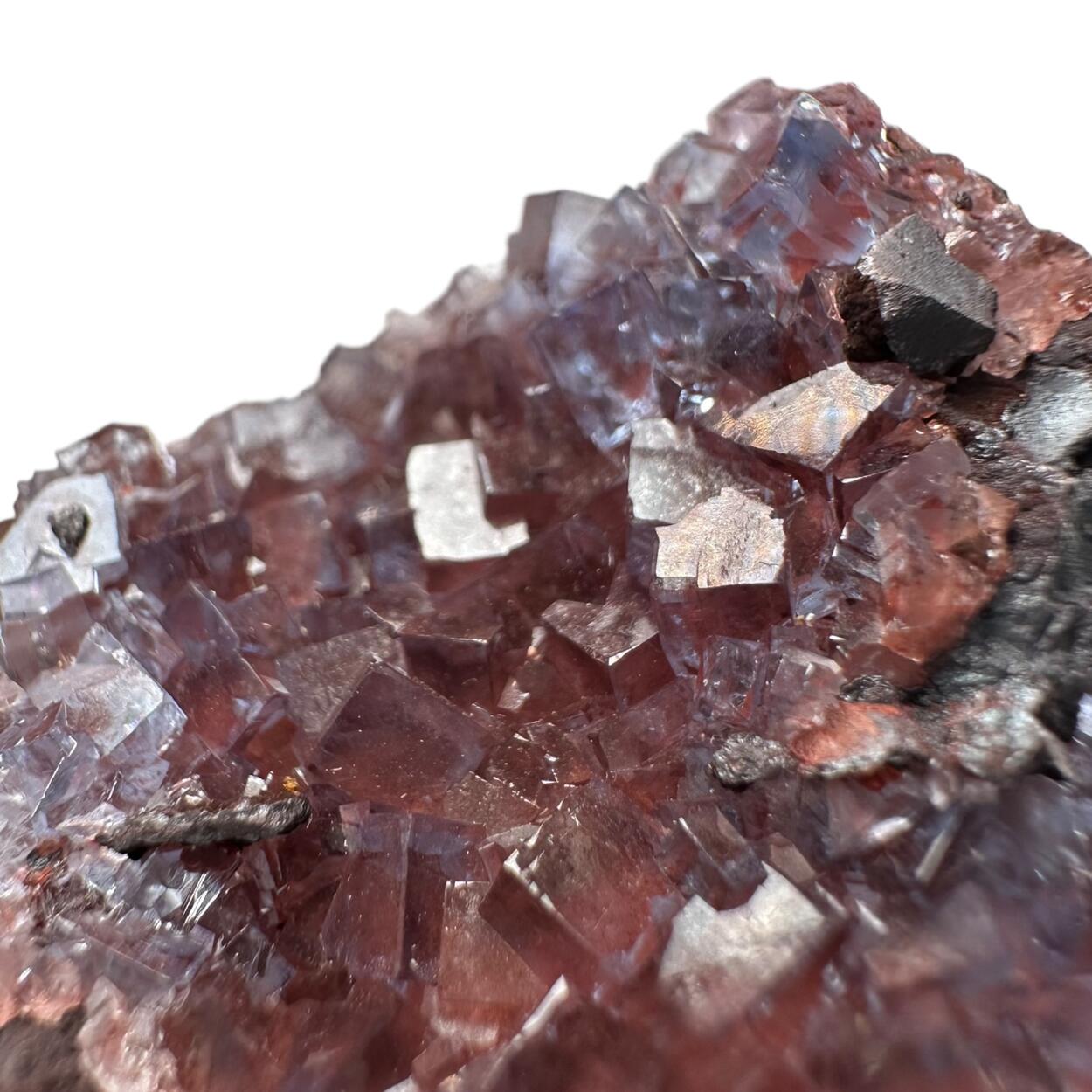 Fluorite On Hematite