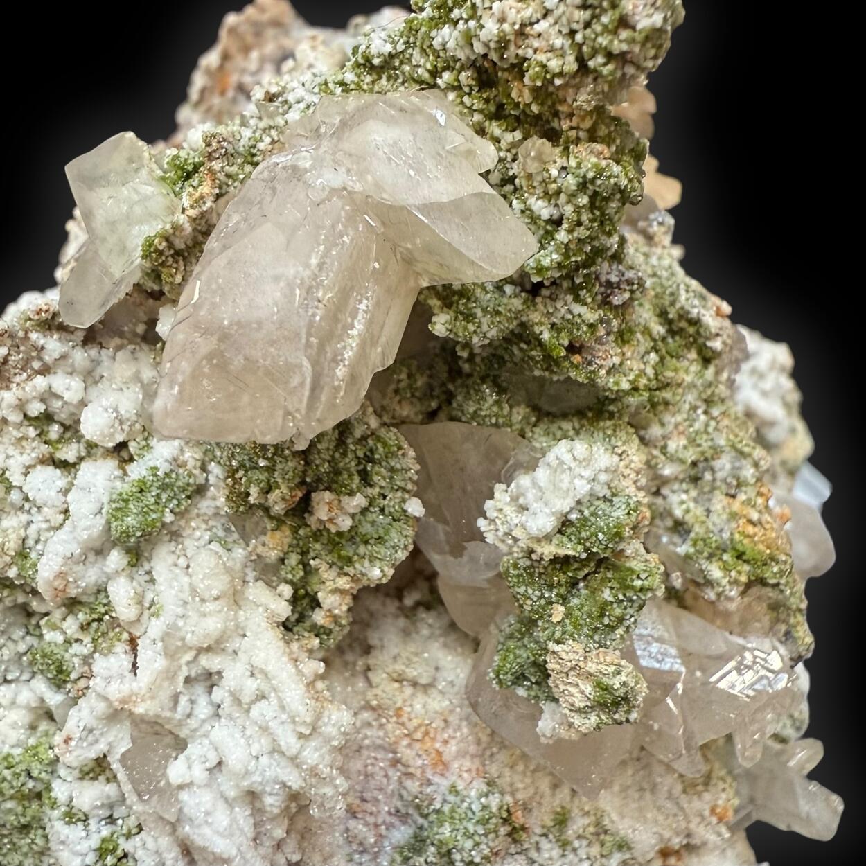 Cerussite With Duftite & Dolomite
