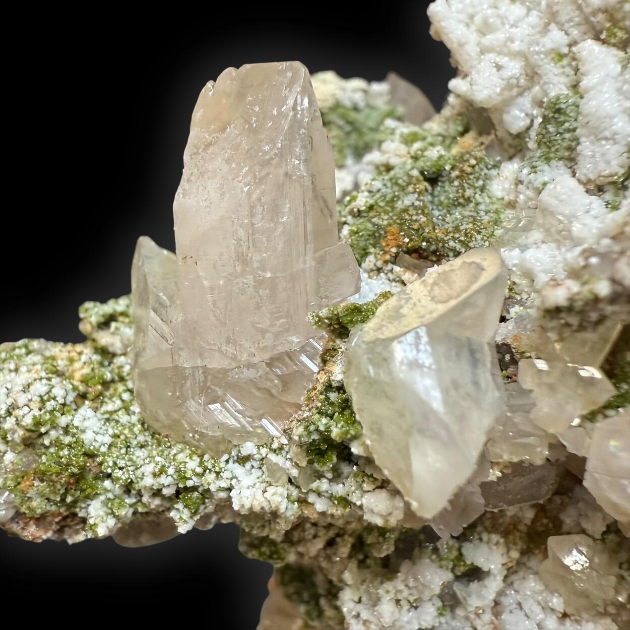 Cerussite With Duftite & Dolomite
