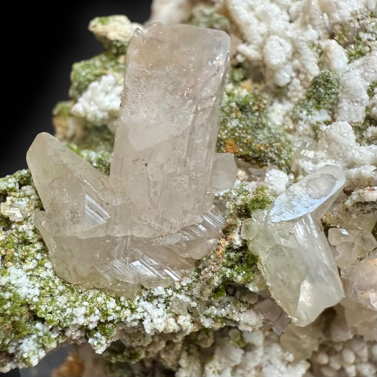 Cerussite With Duftite & Dolomite