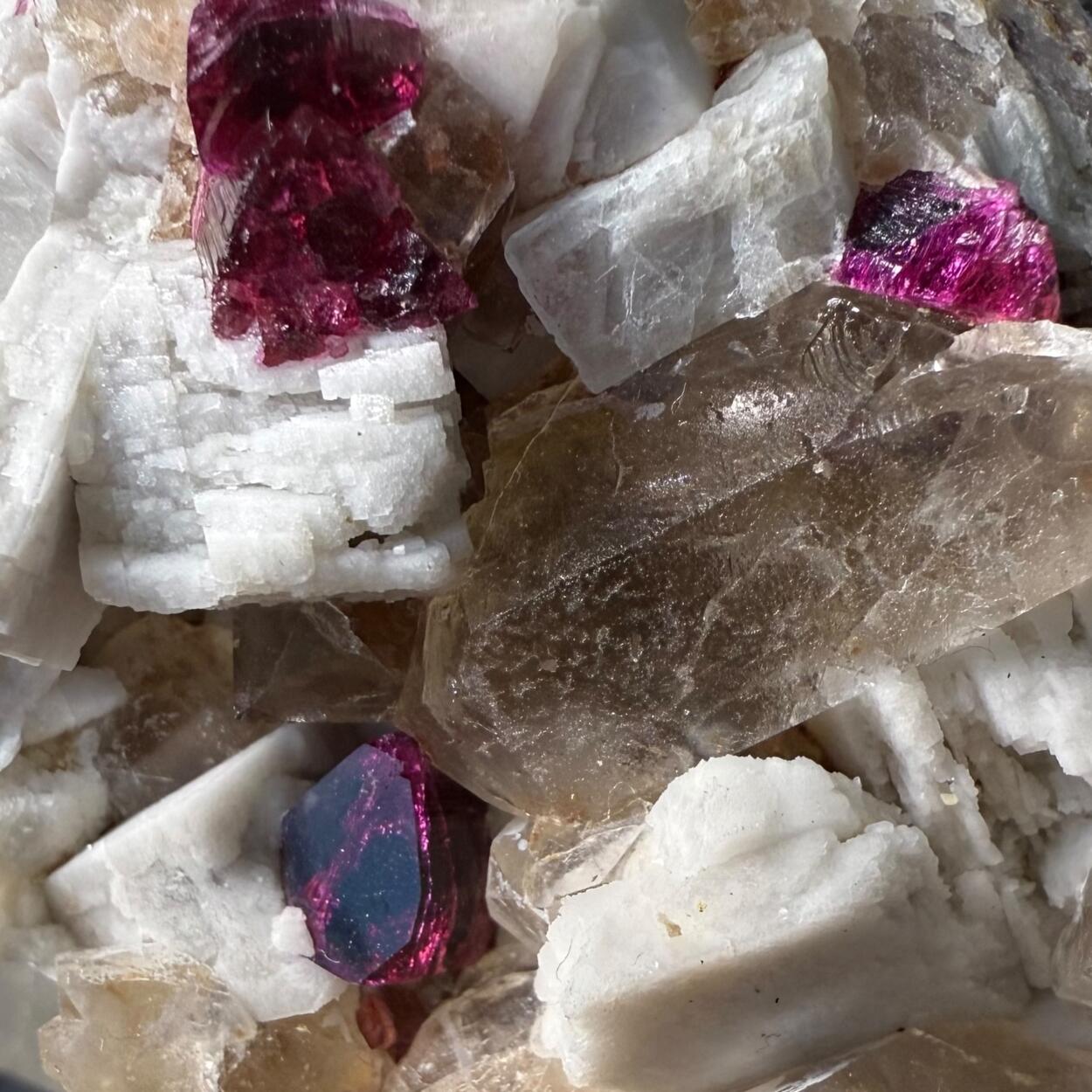 Tourmaline Orthoclase & Smoky Quartz