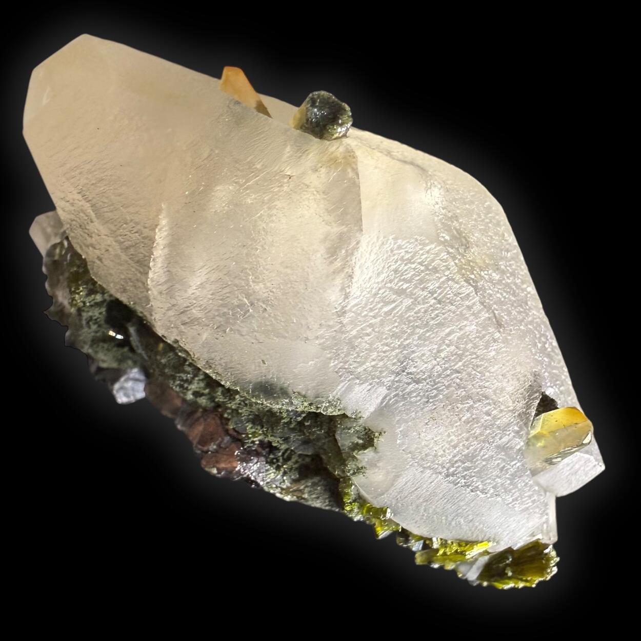 Calcite With Epidote Quartz & Magnetite