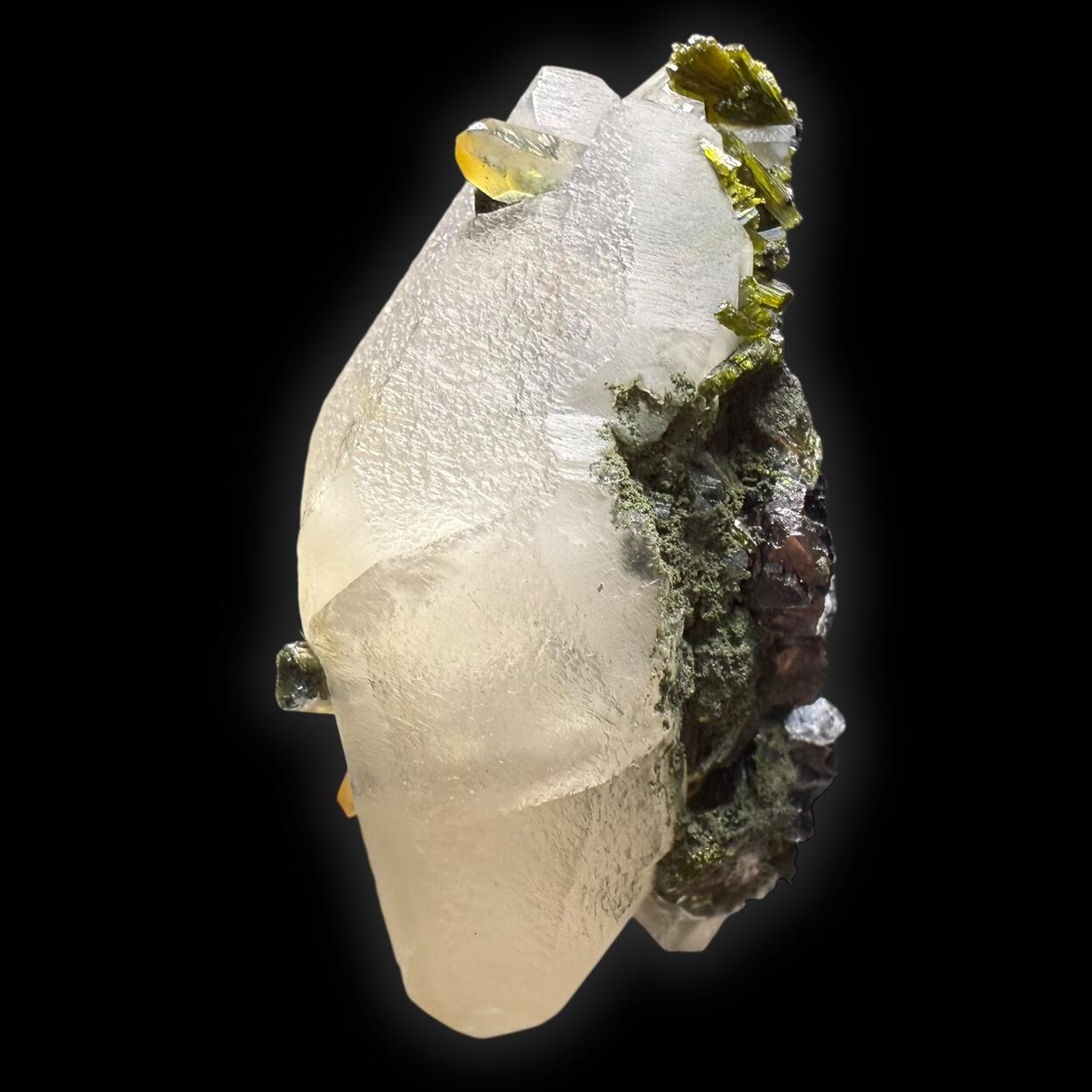 Calcite With Epidote Quartz & Magnetite