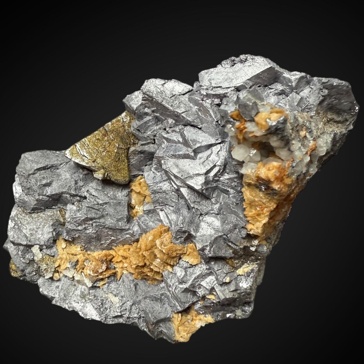 Tetrahedrite With Galena & Siderite