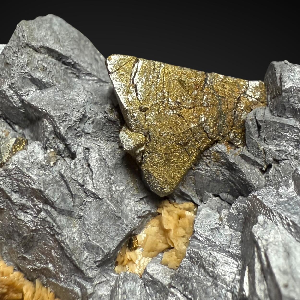 Tetrahedrite With Galena & Siderite