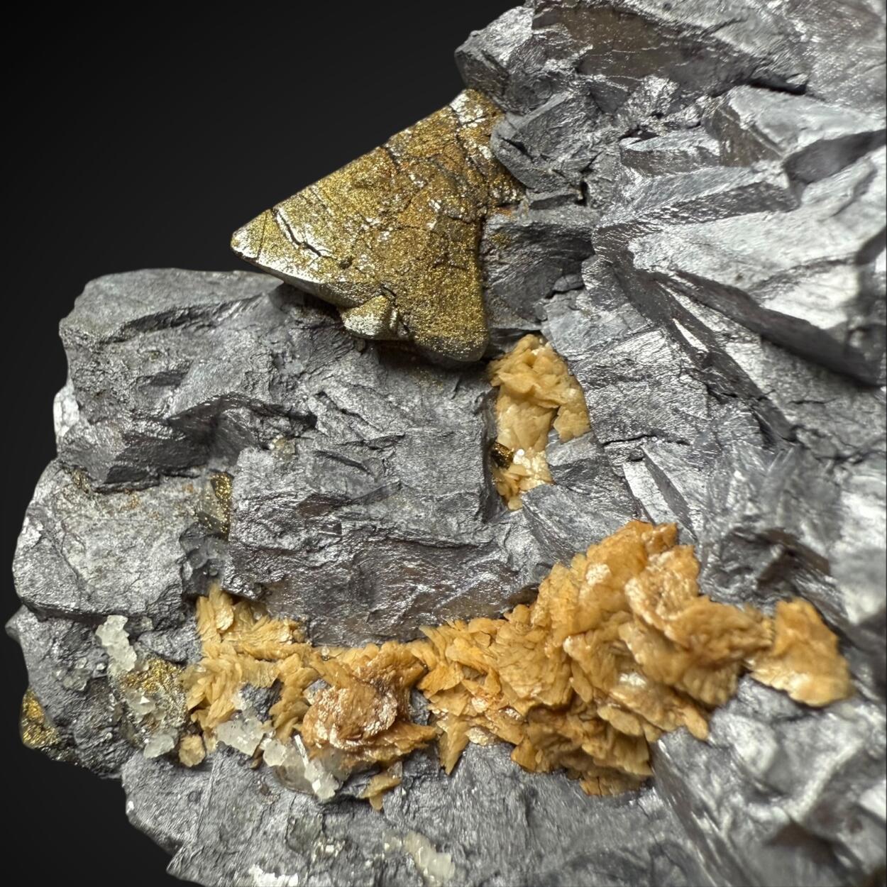 Tetrahedrite With Galena & Siderite