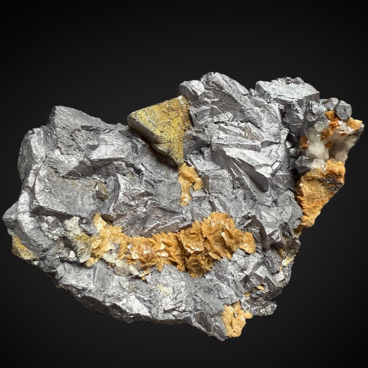 Tetrahedrite With Galena & Siderite