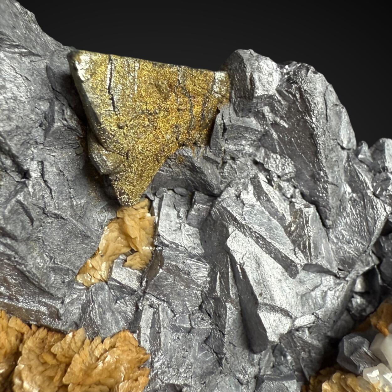 Tetrahedrite With Galena & Siderite