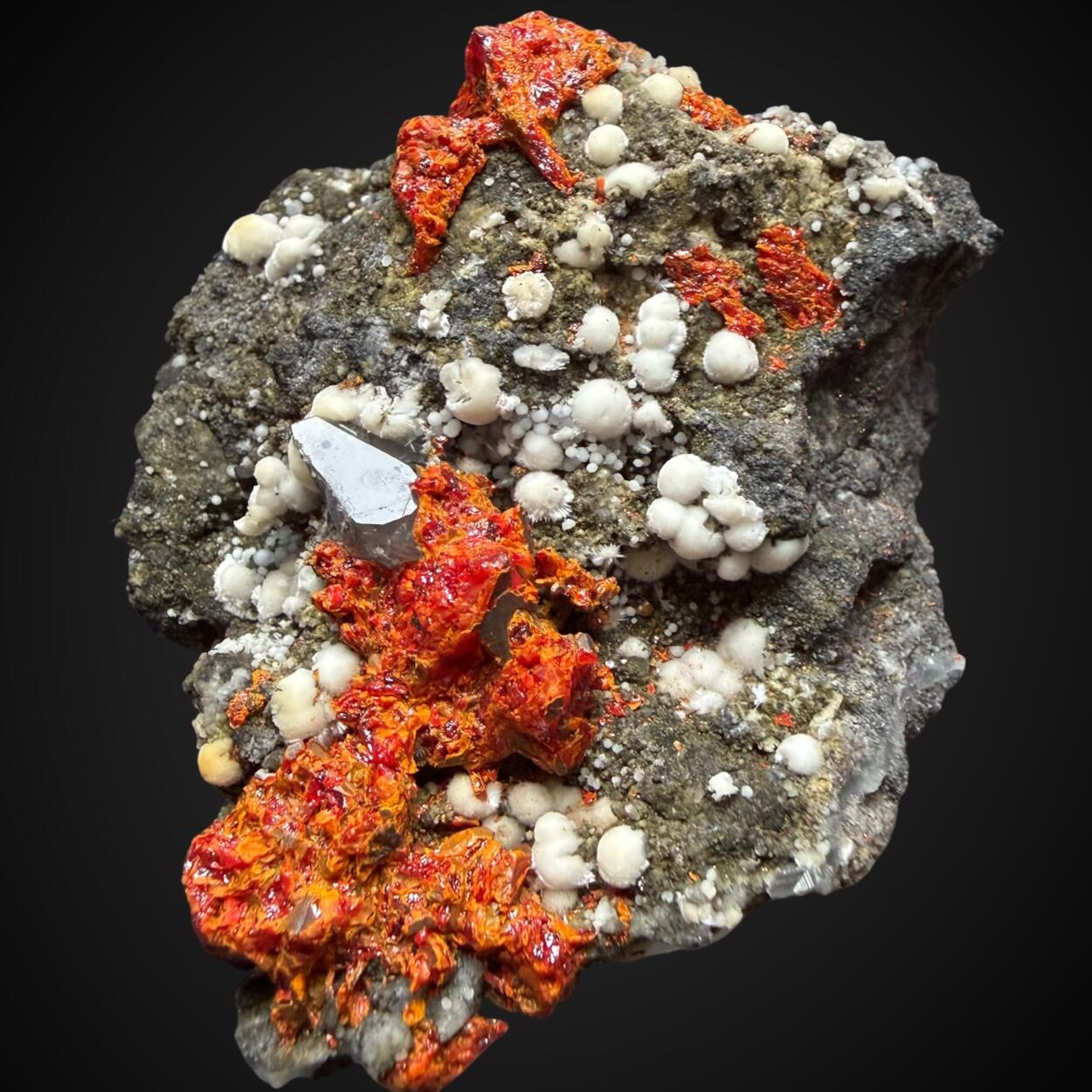 Picropharmacolite Realgar & Calcite
