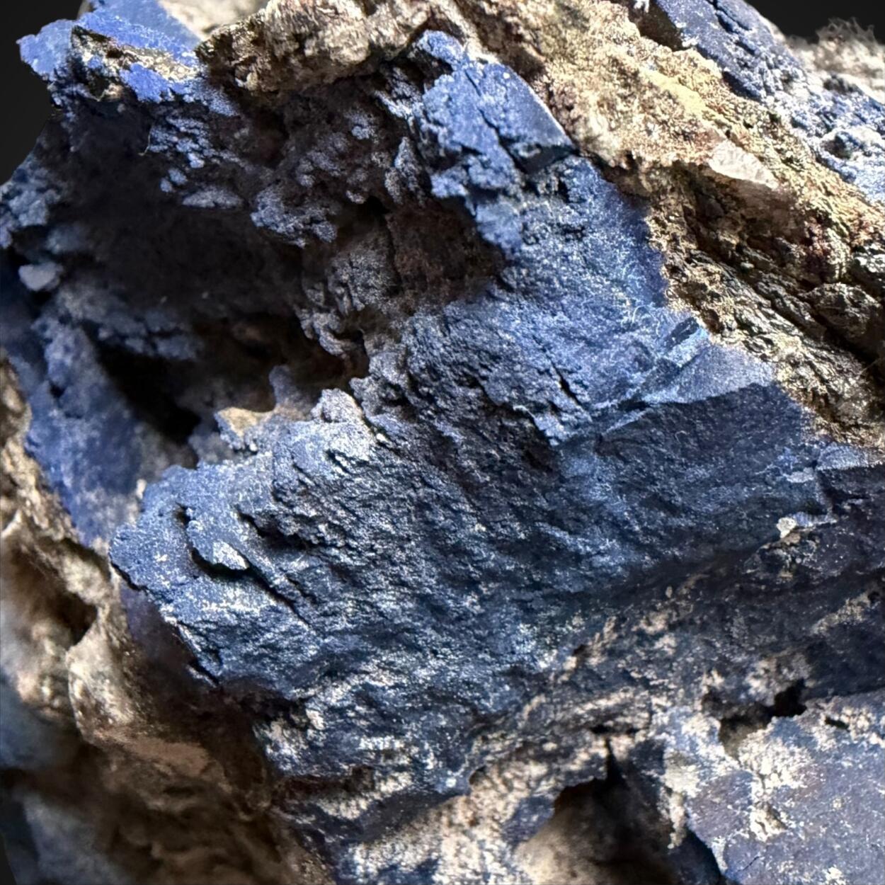 Azurite With Malachite