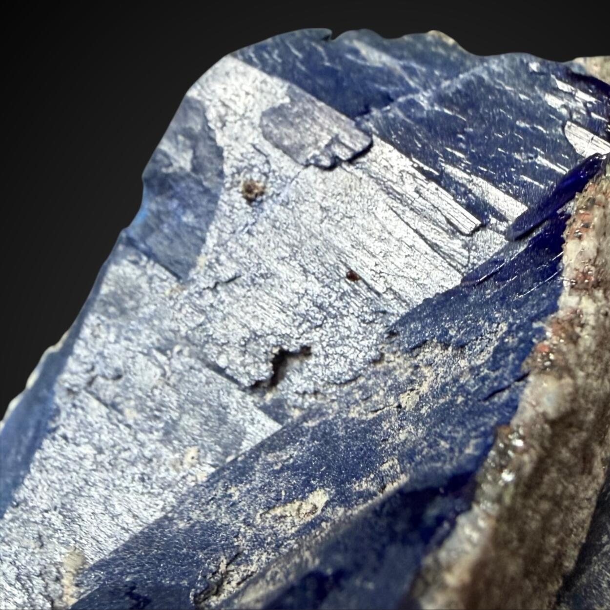 Azurite With Malachite