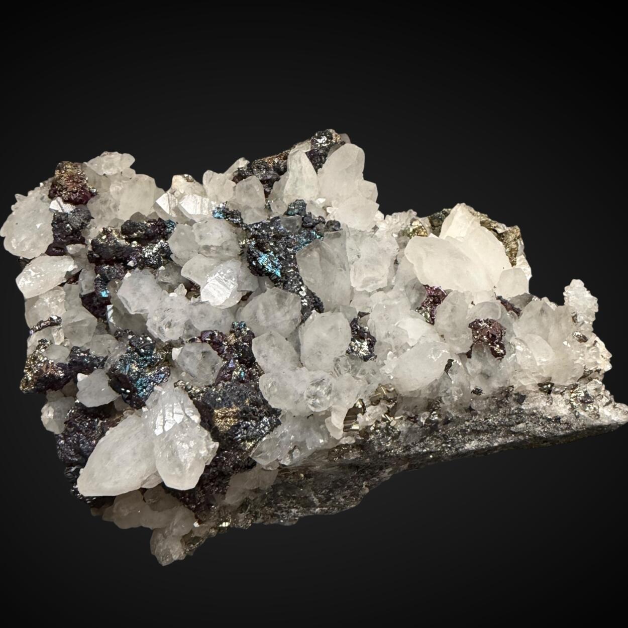 Quartz With Chalcopyrite & Tennantite