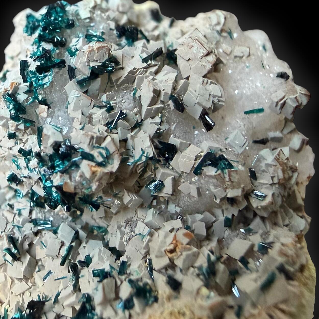 Clinoclase With Dolomite & Cornwallite