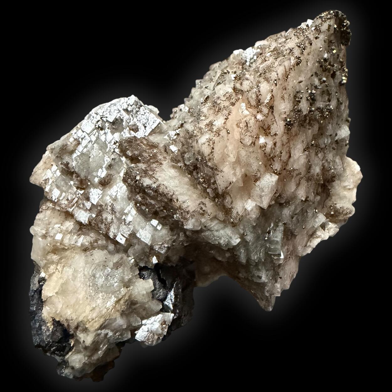 Pyrite On Dolomite