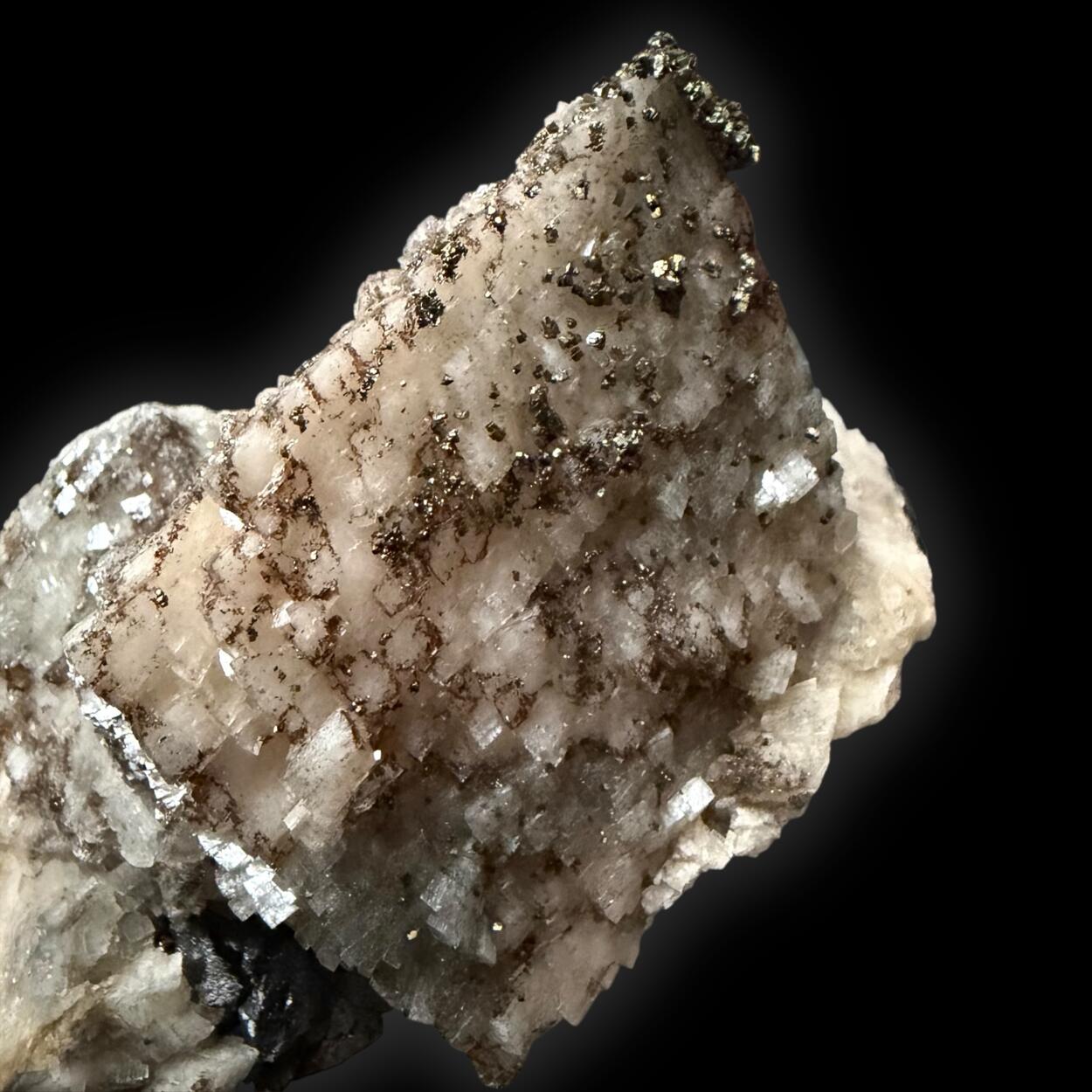 Pyrite On Dolomite