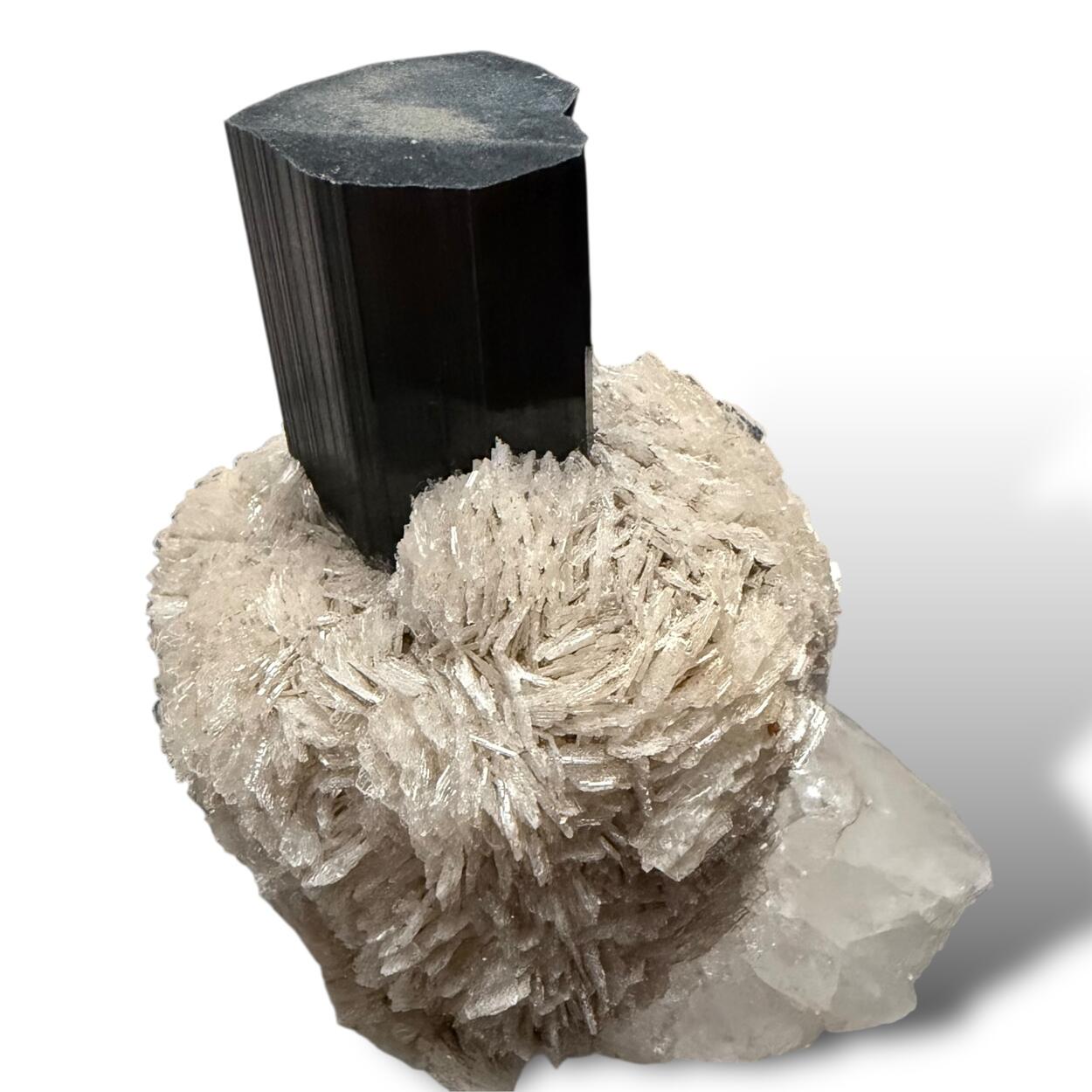 Schorl With Cleavelandite & Topaz