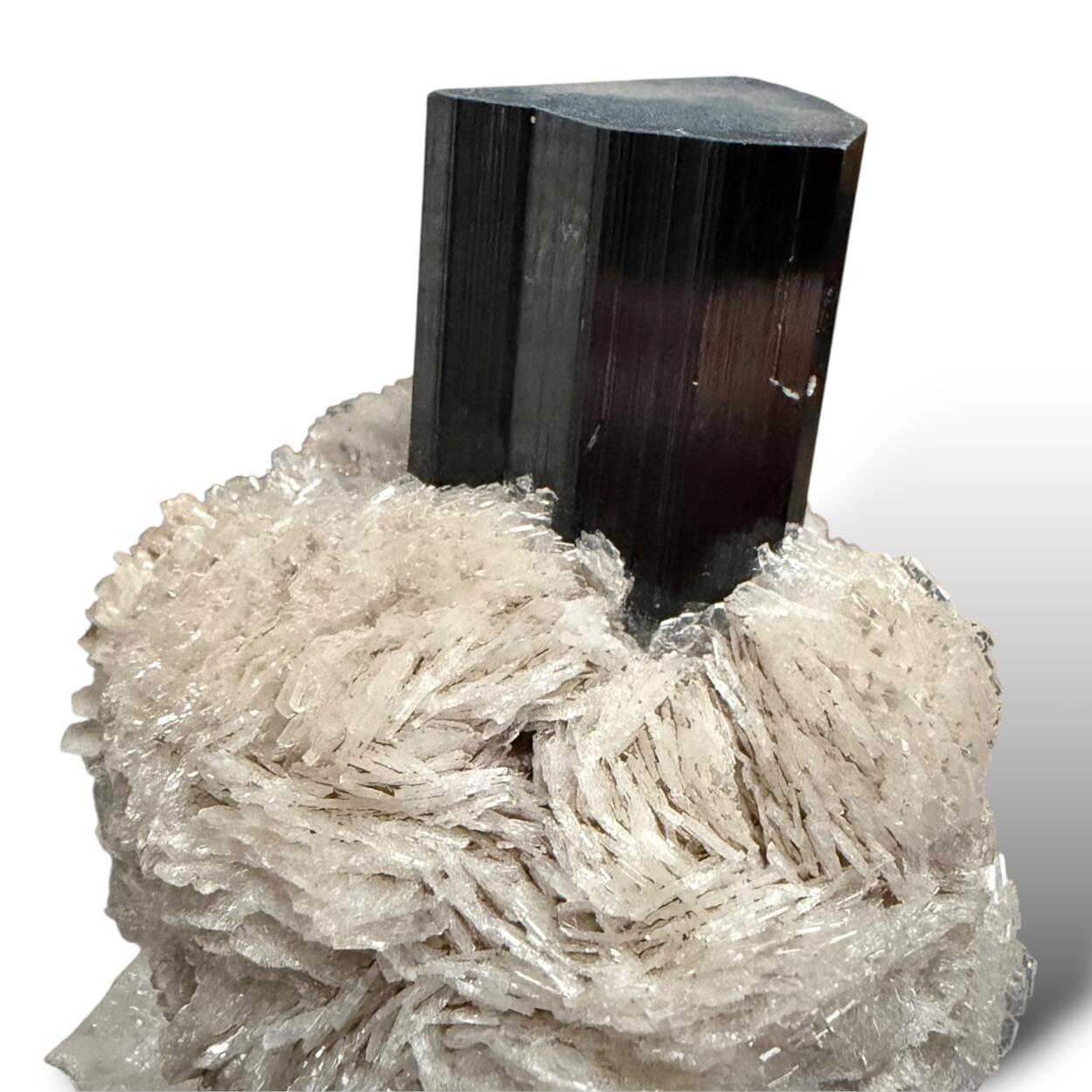 Schorl With Cleavelandite & Topaz