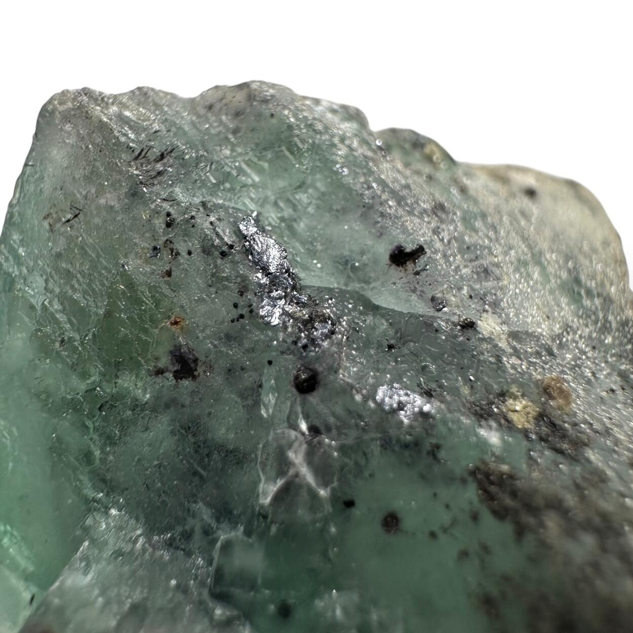 Fluorite On Muscovite