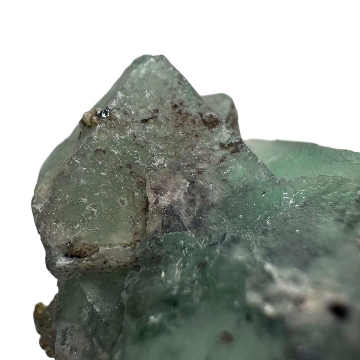 Fluorite On Muscovite