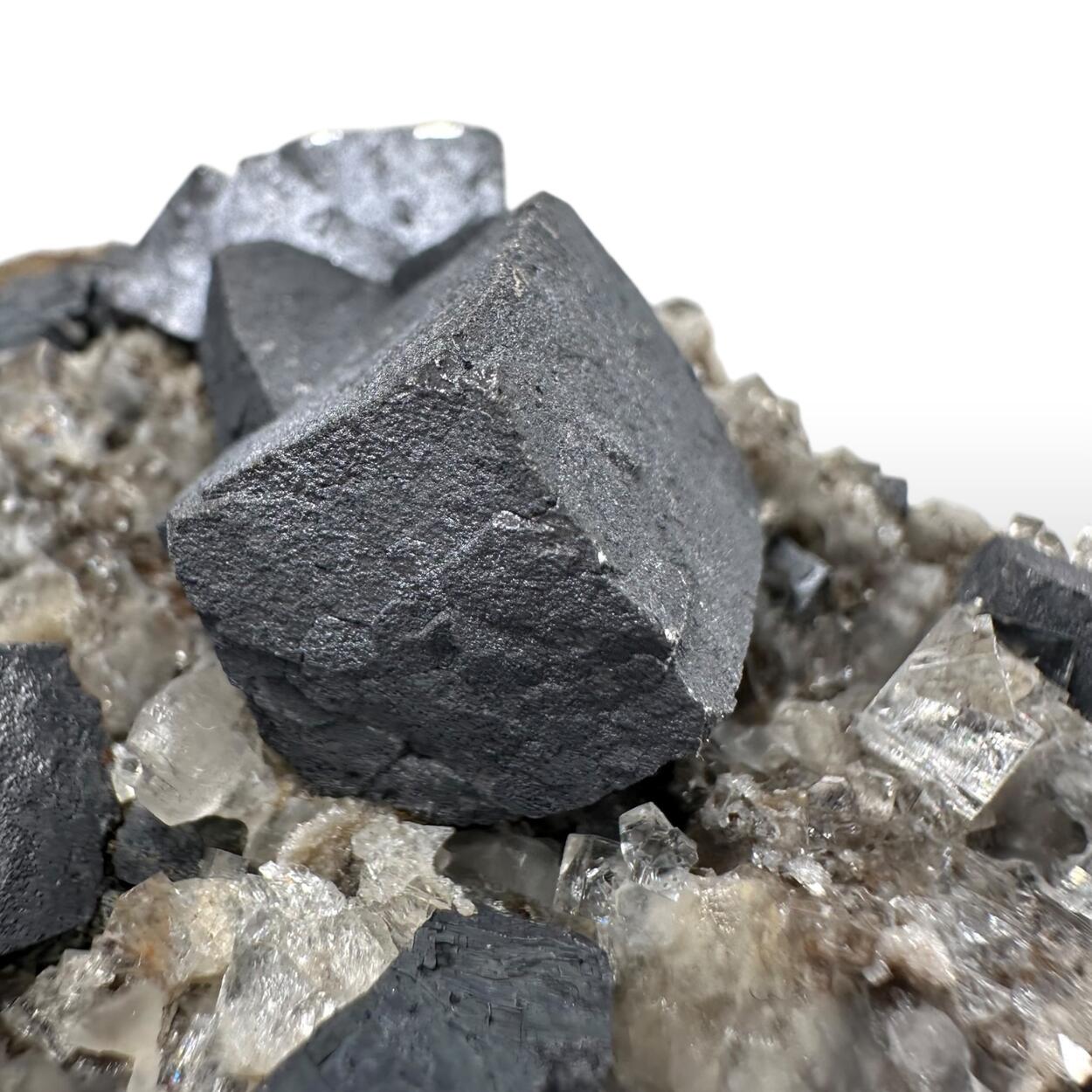 Galena With Fluorite & Calcite